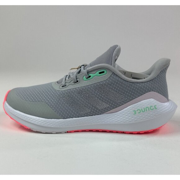 Adidas EQ21 Run J Bounce Kids Size 4.5 Gray Low Running Shoes Sneakers GY9382 - Picture 6 of 9